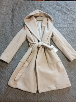 Cappotto donna con cappuccio tg S