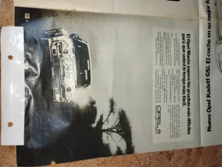 Póster Opel Manta Rally Años 80