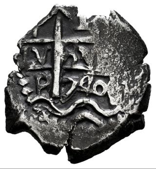 Moneda PLATA 1 Real 1740 POTOSI . FELIPE V