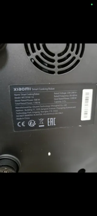 Robot da cucina Xiaomi Smart Cooking mod.MCC01M-1A