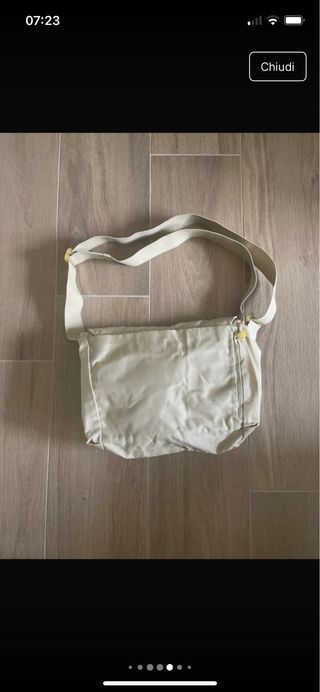 Borsa tracolla Mandarina Duck beige capiente
