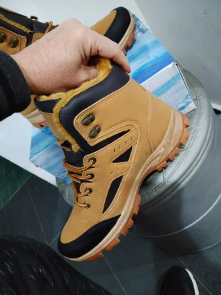 Scarponcini Trekking Uomo 42 Marrone Nero