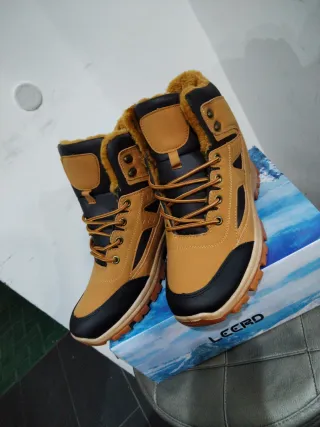 Scarponcini Trekking Uomo 42 Marrone Nero