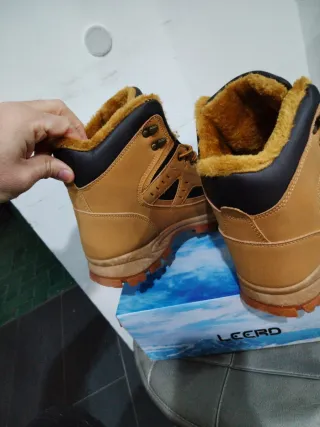 Scarponcini Trekking Uomo 42 Marrone Nero