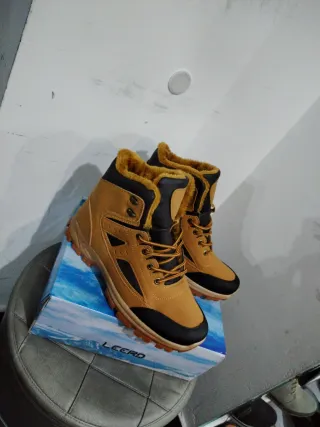 Scarponcini Trekking Uomo 42 Marrone Nero