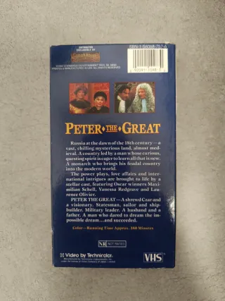 VHS Peter the Great - Miniserie Histórica