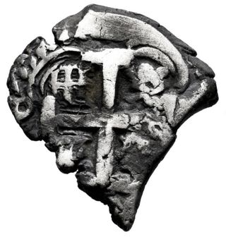 Moneda PLATA 1 Real 1742 POTOSI. FELIPE V