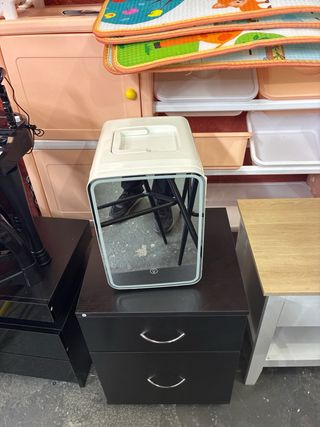 Nevera cosméticos espejo LED