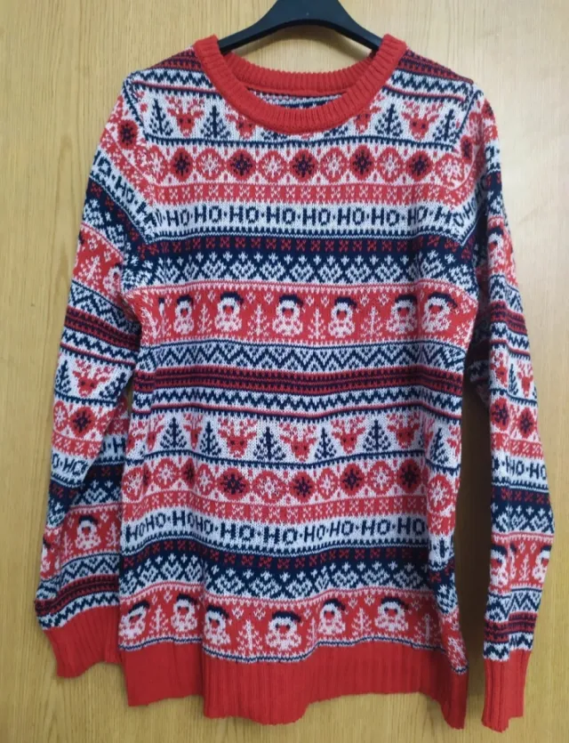 MAGLIONCINO DESIGN A TEMA NATALE UNISEX TAGLIA U.