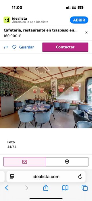 traspaso restaurante en calle felix boix, chamarti