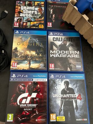 PS4 Edición Limitada 1TB + 6 Juegos