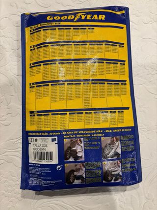 Cadenas Nieve Textiles Goodyear Ultra Grip NUEVAS