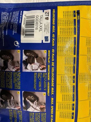 Cadenas Nieve Textiles Goodyear Ultra Grip NUEVAS