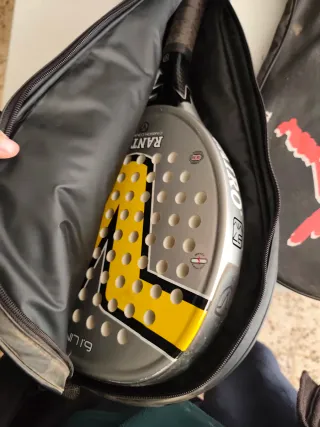 2 Raquetas Pádel kevlar con Funda