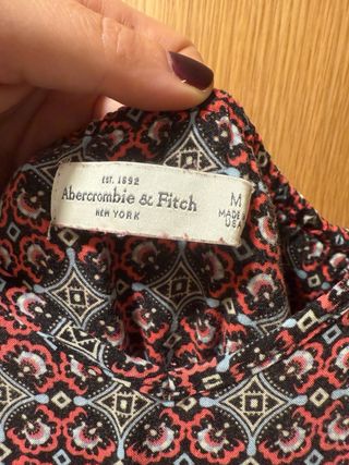 Mono Abercrombie tirantes finos estampado