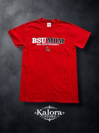 Maglietta BSU Mom Ball State University Rossa S