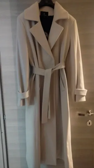 Cappotto Cristina Effe Beige Lungo