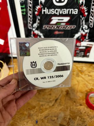 Manuale Officina Husqvarna CR WR 125/2006 CD