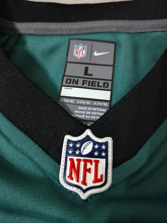 Camiseta Nike Game NFL Eagles 11 verde L juvenil