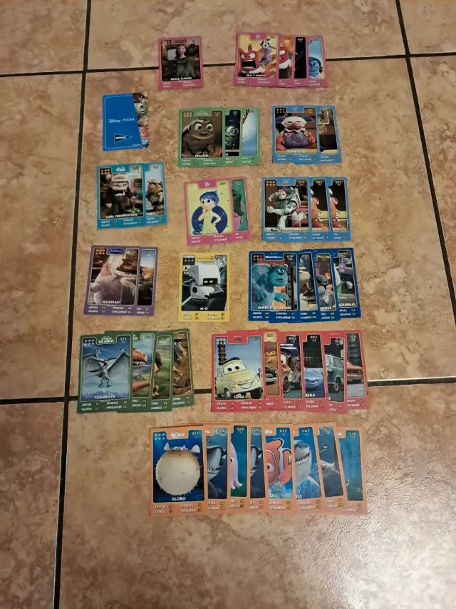 Cartas Pixar Hipercor Colección