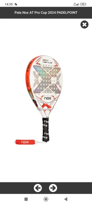 Pala pádel Nox AT Pro Cup 2024