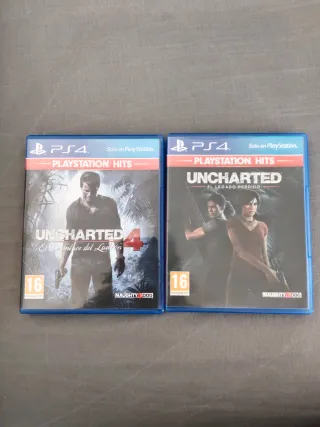2 Juegos PS4 Uncharted Hits 15 cada uno y 25 ambos