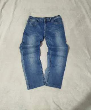 Vaqueros Sidecar Azules