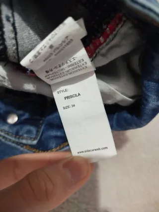 Vaqueros Sidecar Azules