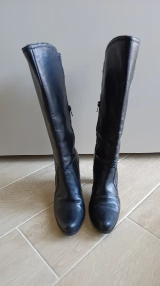 Stivali Alti Pelle Made in Italy