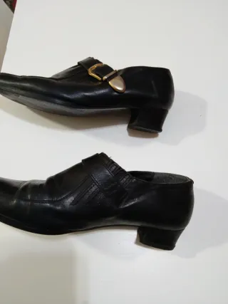 Zapatos Carmens Piel Italiana Mujer Negros