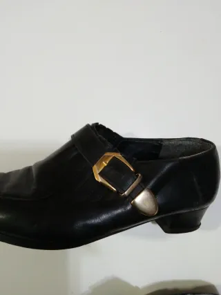 Zapatos Carmens Piel Italiana Mujer Negros
