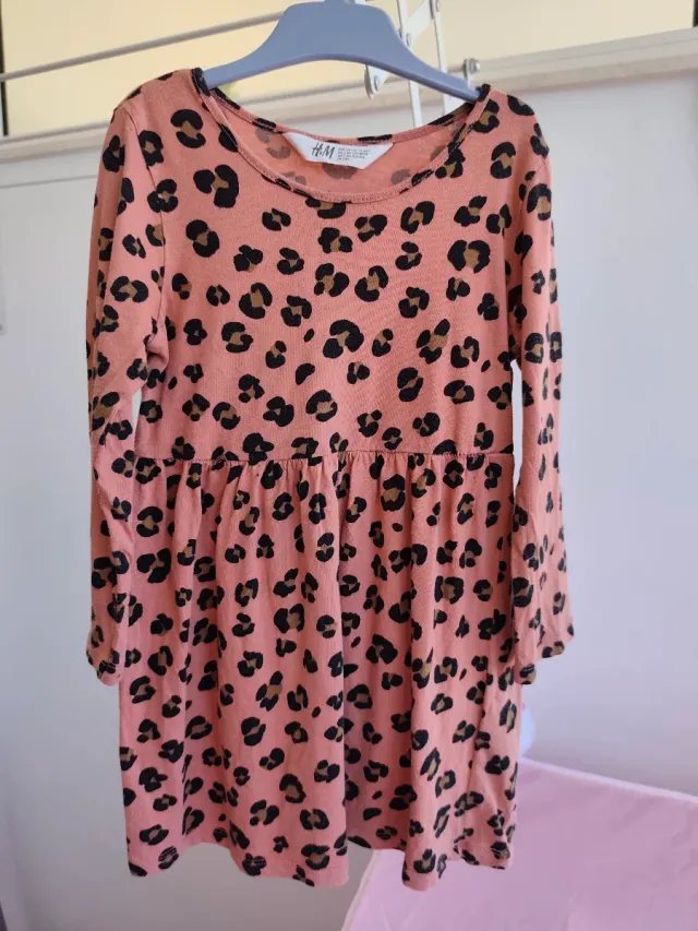 Vestido niña estampado leopardo H&M