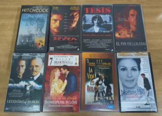 Lote 8 Películas VHS Disney Clásicos y más.