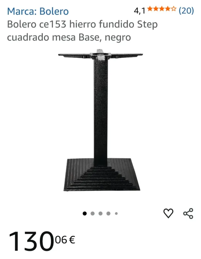 Base tavolo in ferro fuso Bolero CE153