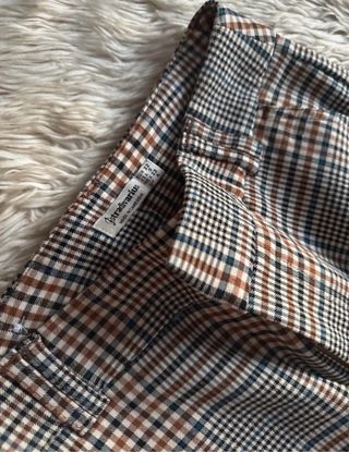 Pantalones Stradivarius cuadros pitillo