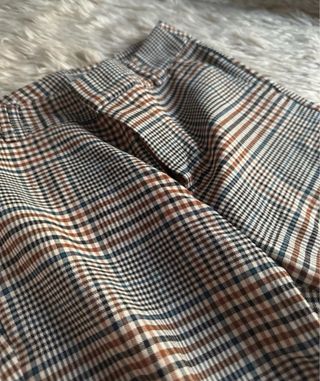 Pantalones Stradivarius cuadros pitillo