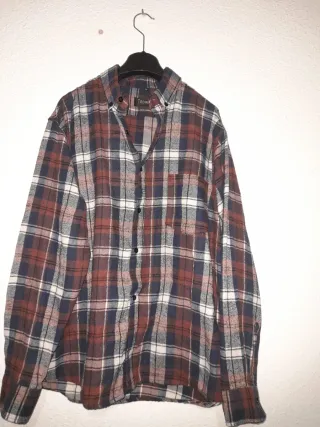 Camisa Topway cuadros invierno talla L