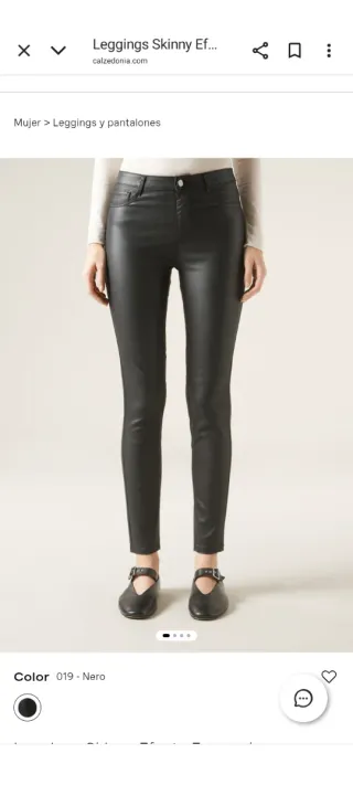 Leggings/pantalón efecto encerado Calzedonia L