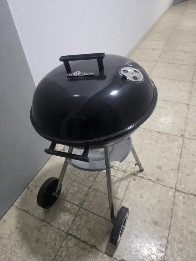 Griglia El Fuego Negra con Ruote