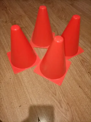 4 Conos Entrenamiento Naranja