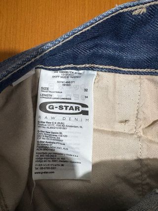 Pantalón G-Star RAW Hombre Azul