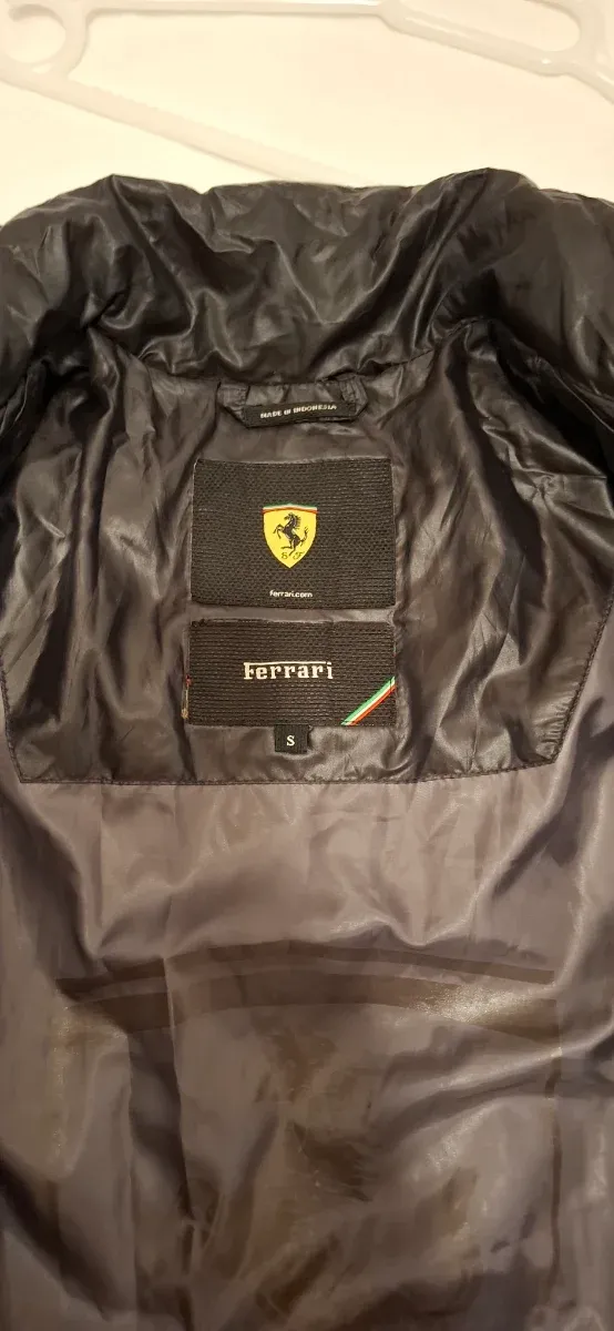 Chaqueta Bomber Ferrari Negra Talla S