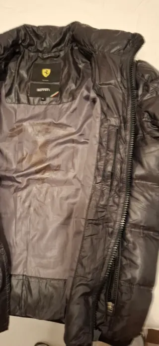 Chaqueta Bomber Ferrari Negra Talla S