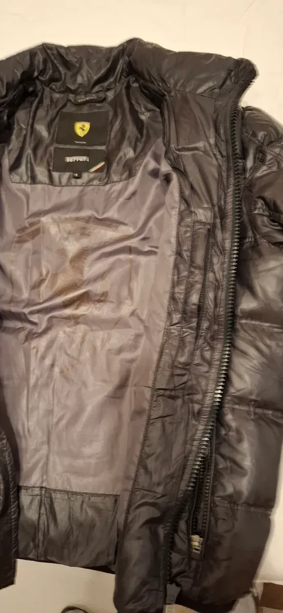 Chaqueta Bomber Ferrari Negra Talla S