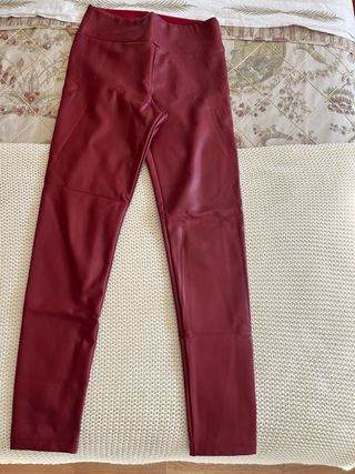 Leggings térmicos rojos