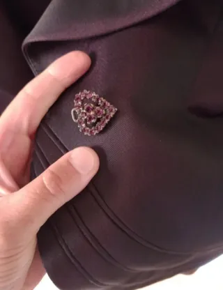 TRAJE SEÑORA, BOUTIQUE KALFE, MORADO TORNASOLADO