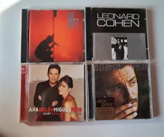 Cds U2 Cohen Springsteen Ana belen Miguel Rios
