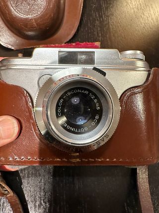 Antiche fotocamere Halina e Arette IA