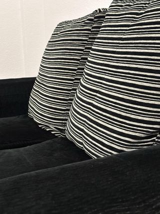 Sofá modular 3+2 plazas tela negro