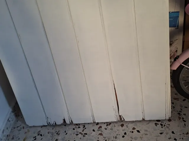 Puerta de madera 202x82 cm.